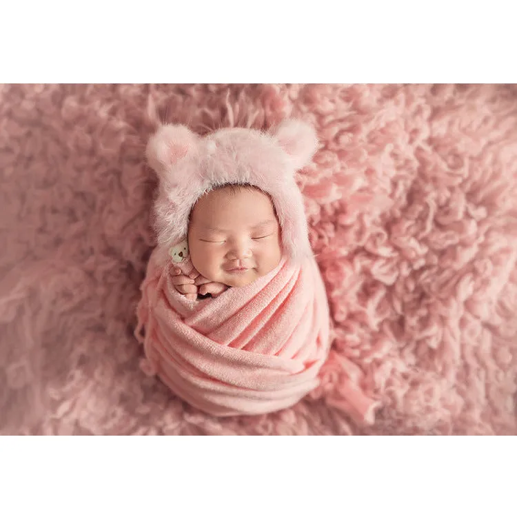3pcs/set Newborn Photography Knitted Wraps