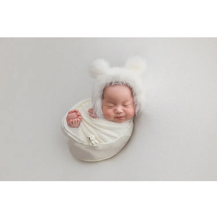 3pcs/set Newborn Photography Knitted Wraps