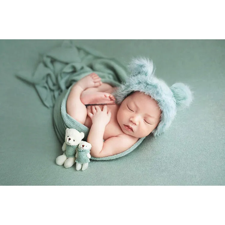 3pcs/set Newborn Photography Knitted Wraps