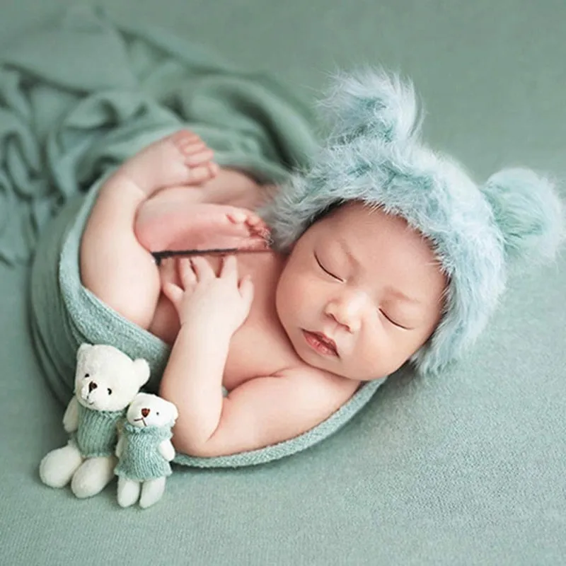 3pcs/set Newborn Photography Knitted Wraps