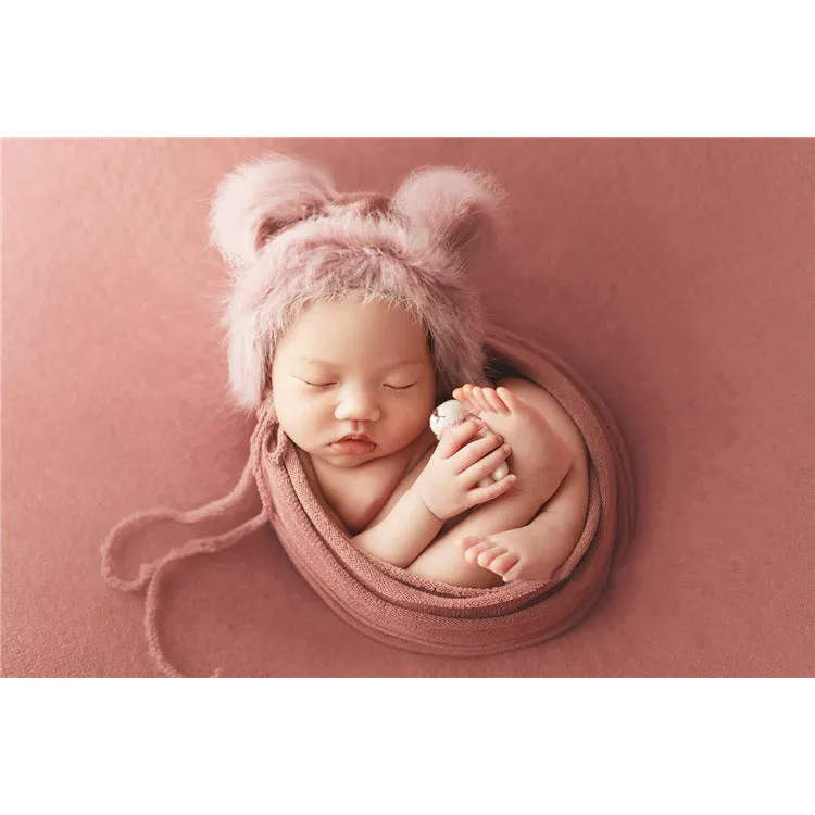 3pcs/set Newborn Photography Knitted Wraps