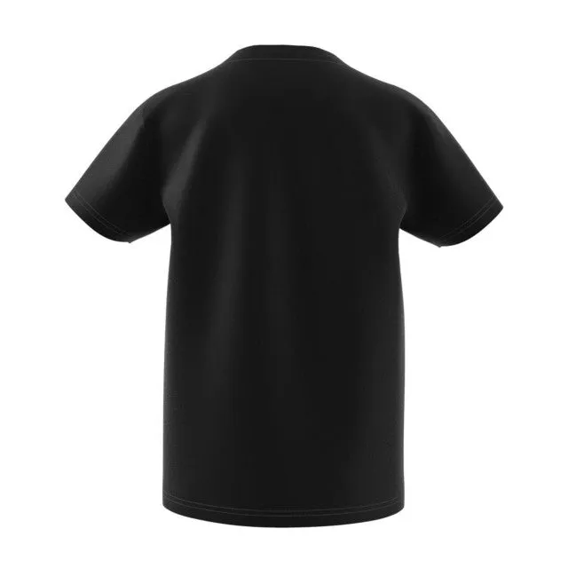 Adidas Kids&#39; Originals Trefoil T-Shirts Black DV2905