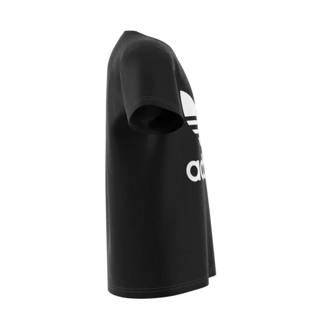 Adidas Kids&#39; Originals Trefoil T-Shirts Black DV2905