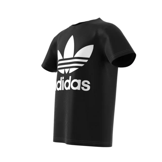 Adidas Kids&#39; Originals Trefoil T-Shirts Black DV2905