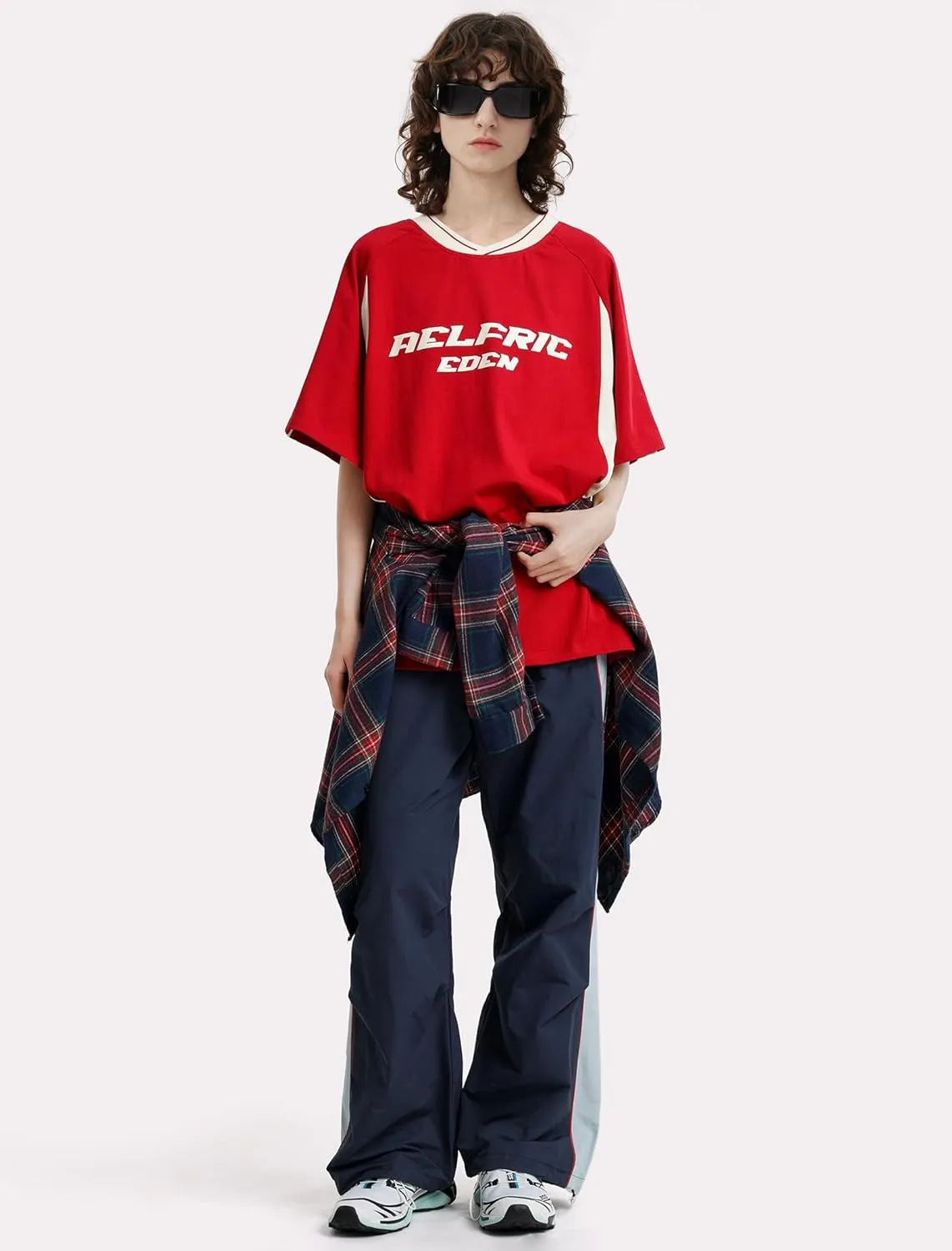 Aelfric Eden Graphic Tees Y2k Mens Oversized T Shirt Racing Streetwear Shirts Unisex Casual Summer Tops