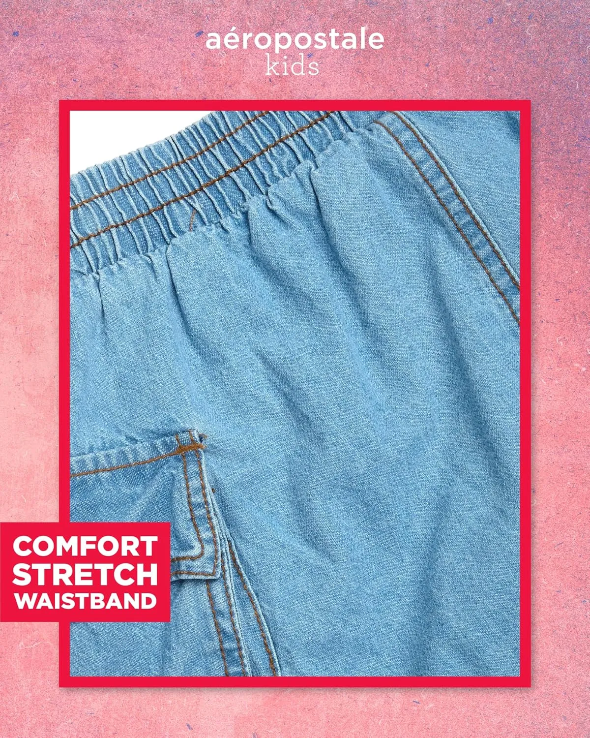 AEROPOSTALE Girls' Skort Set - 2 Piece Jersey Graphic Tee and Twill Cargo Scooter Skorts - Summer Outfit for Girls (7-16)