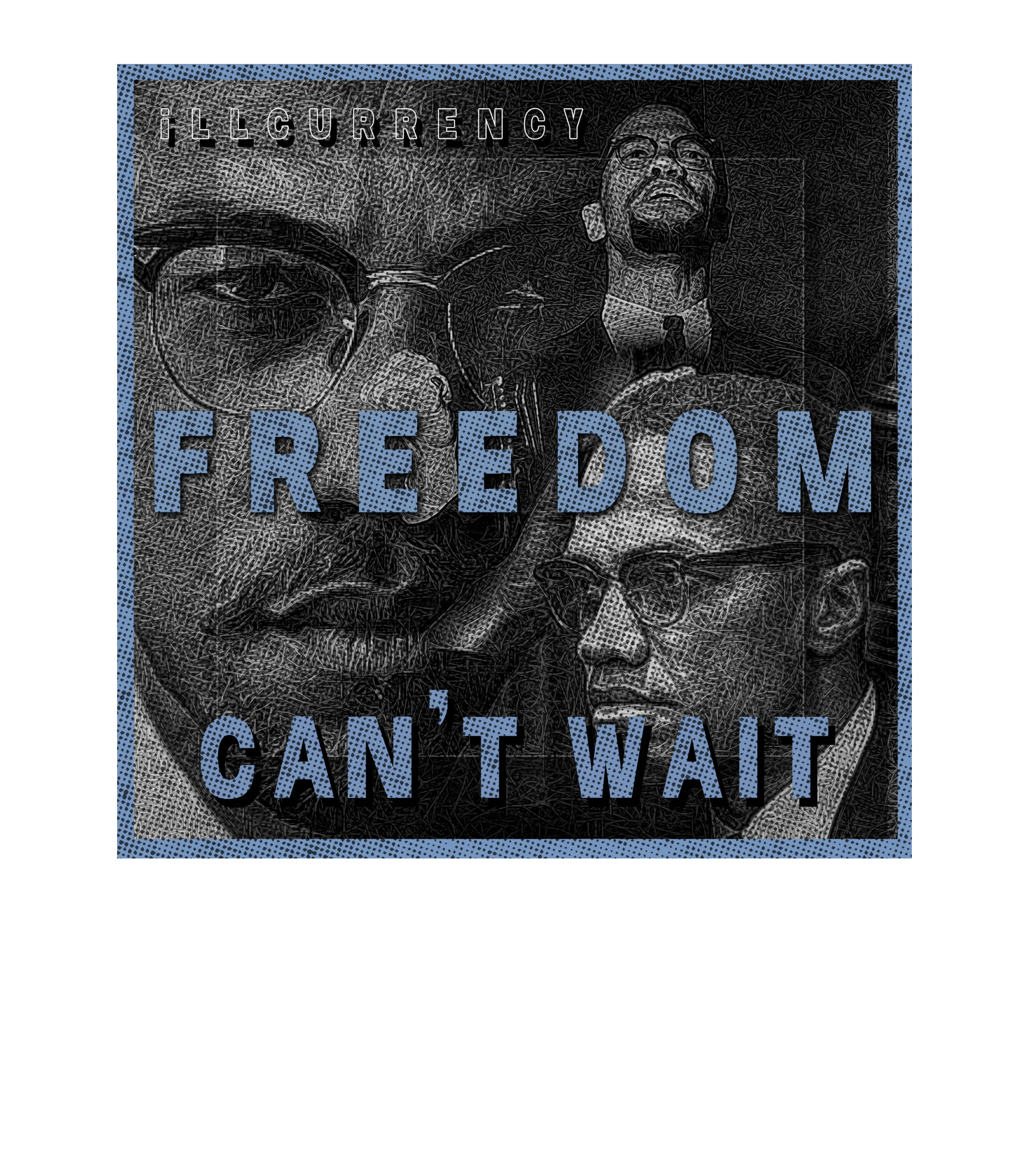 Air Jordan 7 “Chambray” Black T-Shirt (FREEDOM CAN'T WAIT)