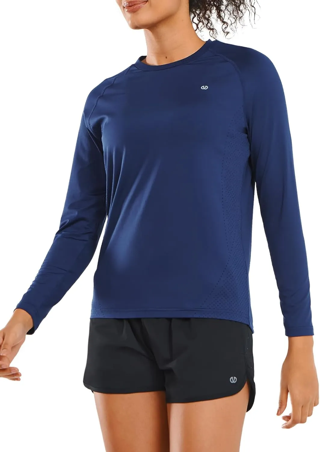 ALLZERO Rash Guard for Women UPF 50  Long Sleeve Sun Shirts Quick Dry SPF Shirts for Workout Hiking Fishing