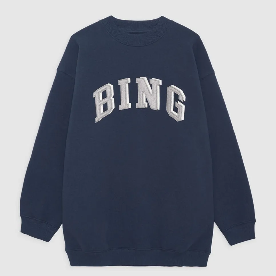 ANINE BING Tyler Sweatshirt | Navy