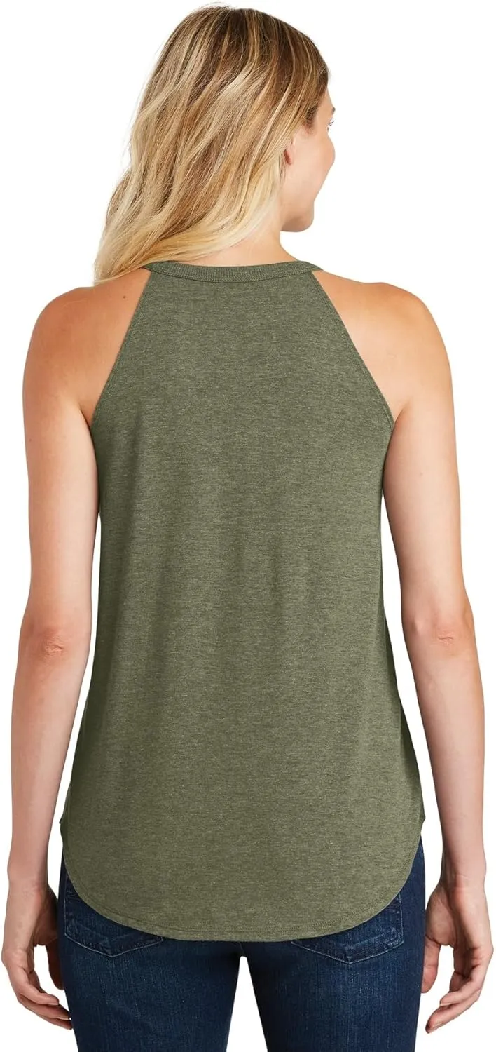 Apparel Globe Womens Perfect Tri-Rocker Tank Top 4.5-Ounce, 32 Singles 2X1 Rib Knit Neck Curved Hem Tear-Away Label Camisole
