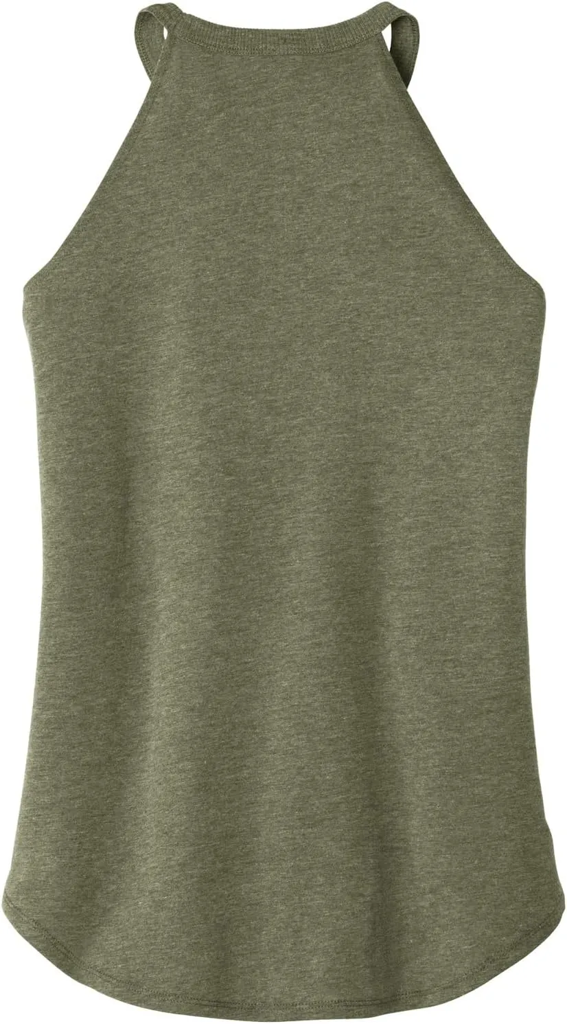 Apparel Globe Womens Perfect Tri-Rocker Tank Top 4.5-Ounce, 32 Singles 2X1 Rib Knit Neck Curved Hem Tear-Away Label Camisole