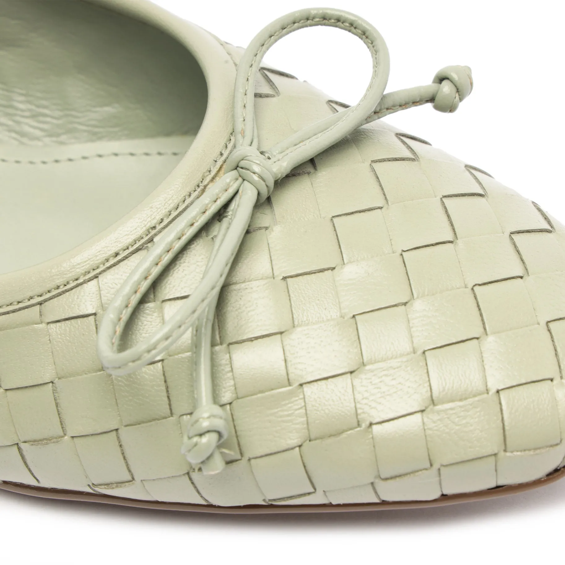 Arissa Woven Leather Flat