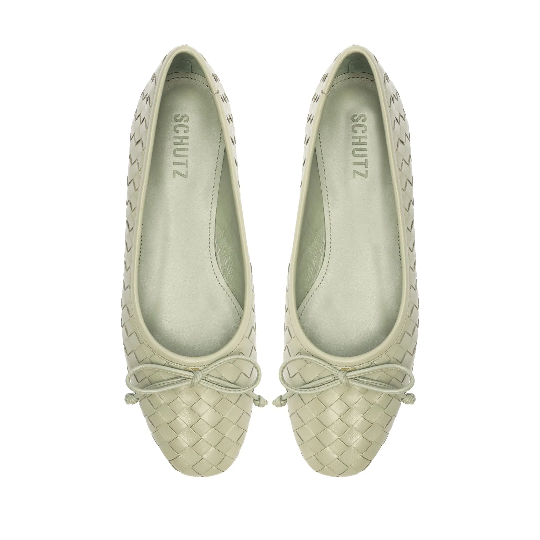 Arissa Woven Leather Flat