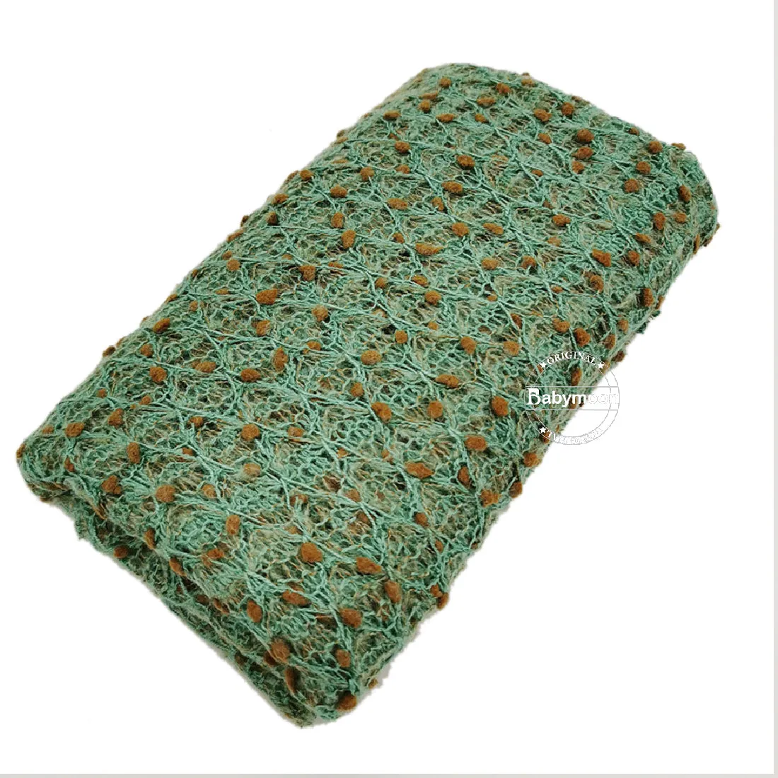 Babymoon Popcorn Wrap Stretchble Baby Photography Shoot Wrap Cloth-Green