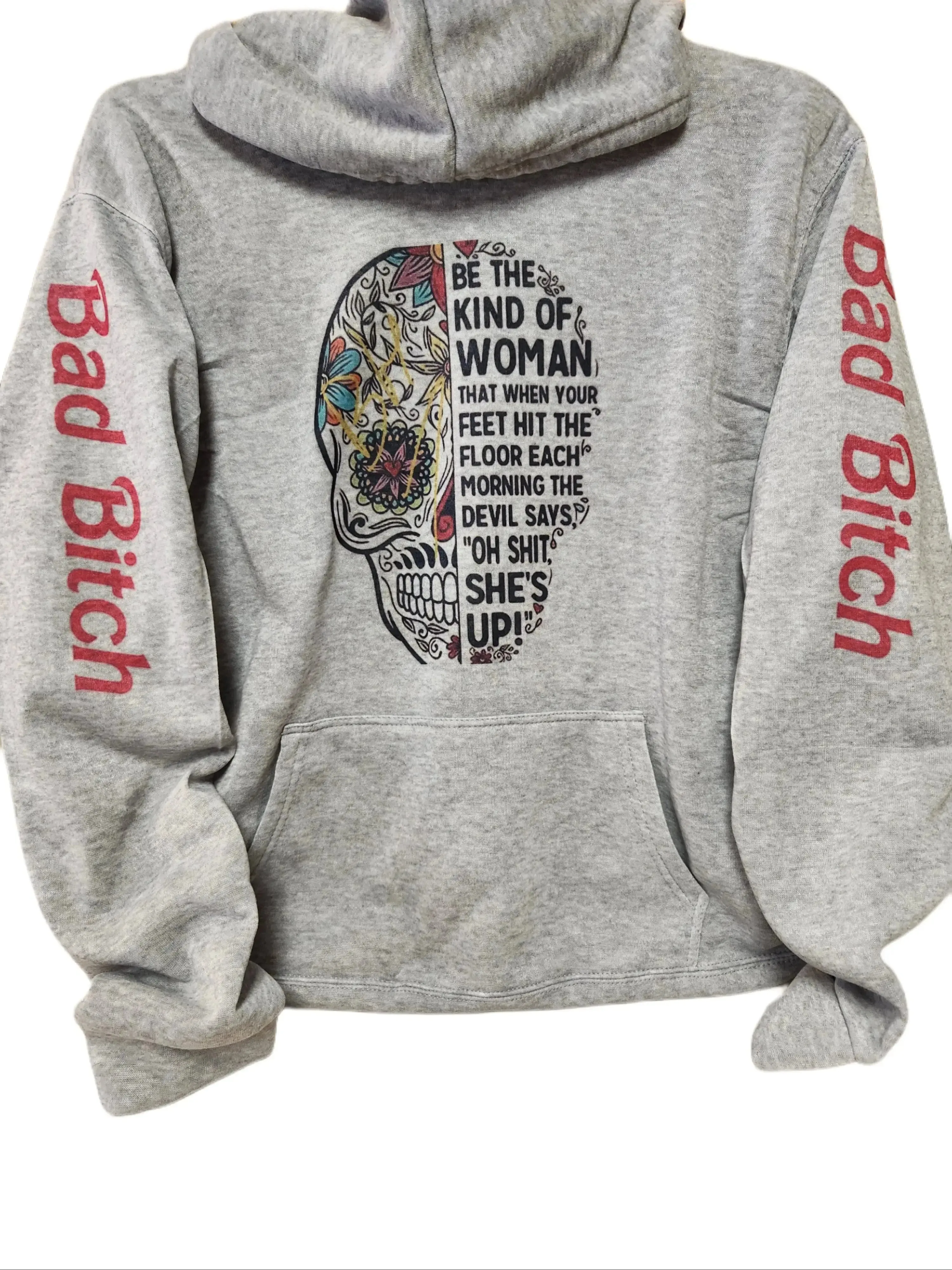 Bad Btch Skull women's Hoodie