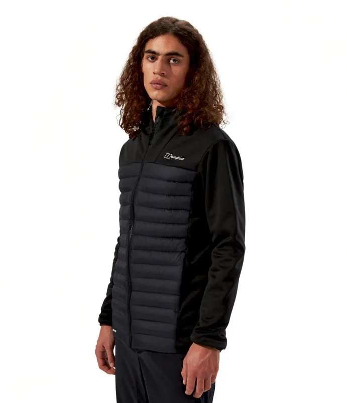 Berghaus Men's Vaskye Hooded Hybrid Jacket-Black/Black
