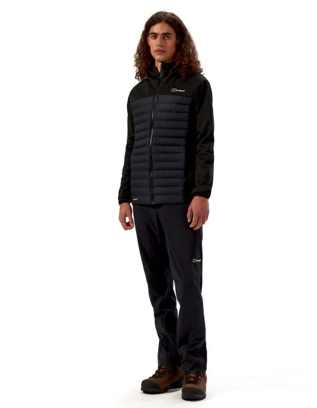 Berghaus Men's Vaskye Hooded Hybrid Jacket-Black/Black