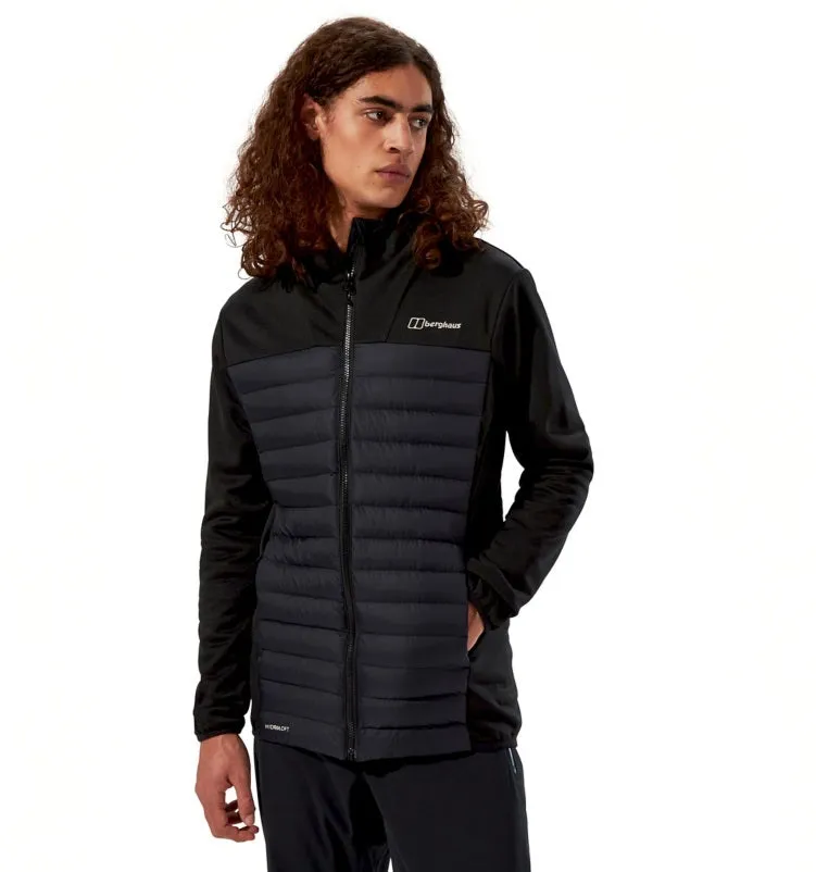 Berghaus Men's Vaskye Hooded Hybrid Jacket-Black/Black