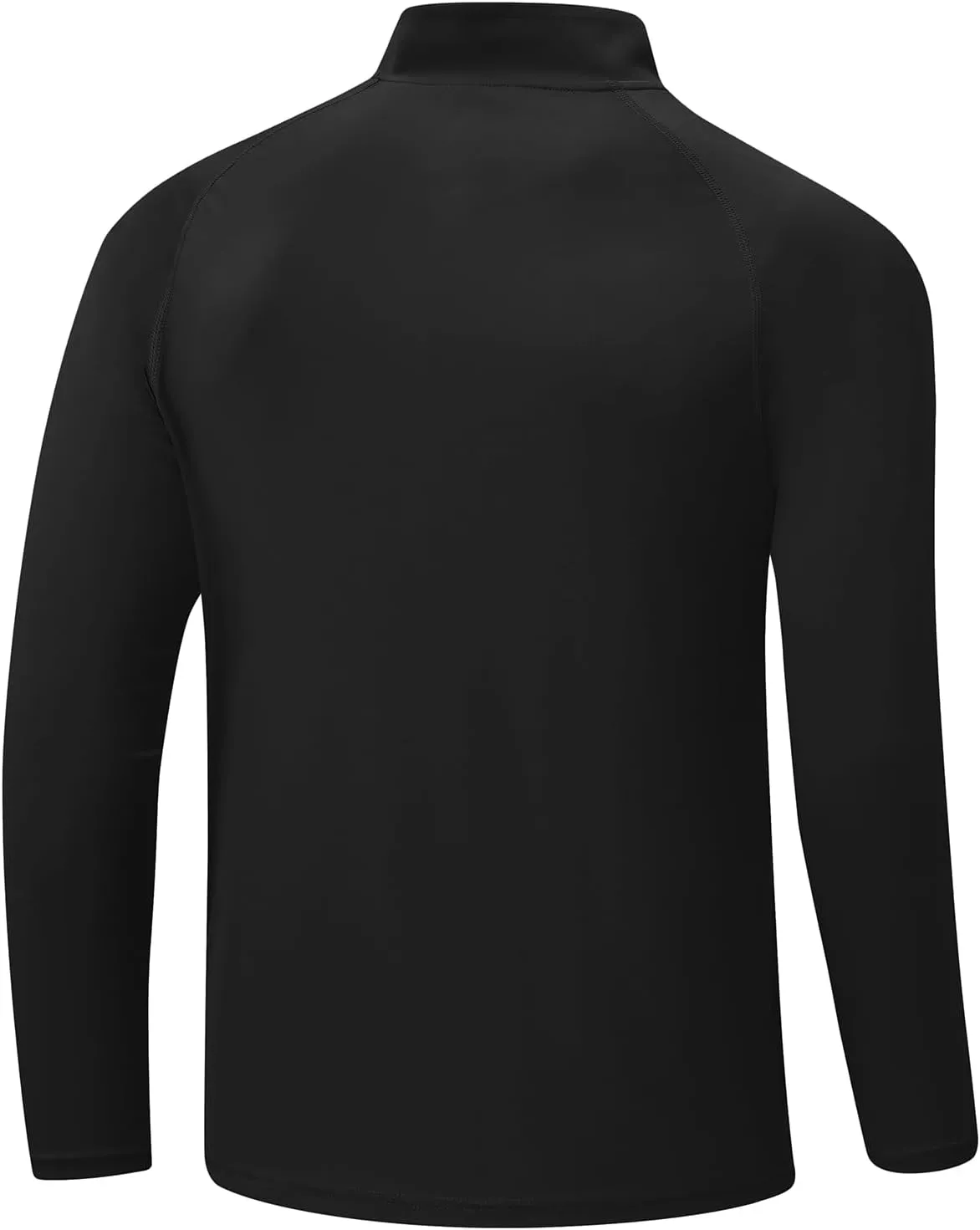 BGOWATU Men's Hiking Shirts Long Sleeve Sun Shirts UPF 50  Quarter Zip Pullover Quick Dry Rash Guard