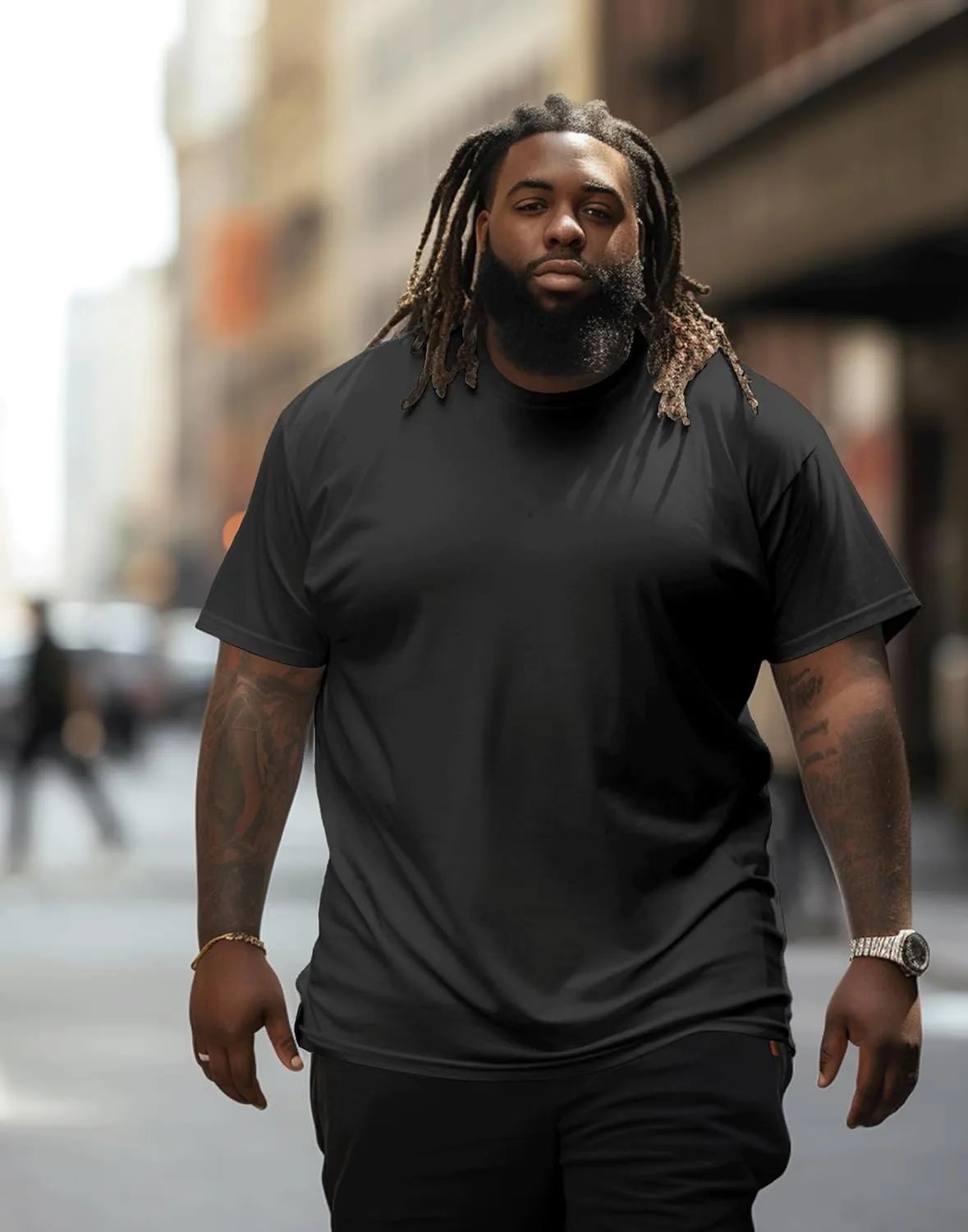 Big and Tall Shirts for Men, Oversize Cotton Crew Neck T-Shirts, Short Sleeve Pullover Casual Loose Basic Tee Tops 4XL-8XL