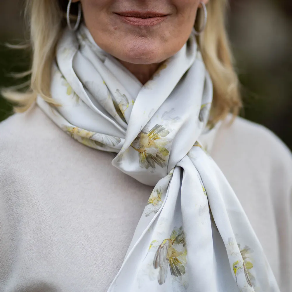 Blanca Flowerkisser Italian Silk Scarf