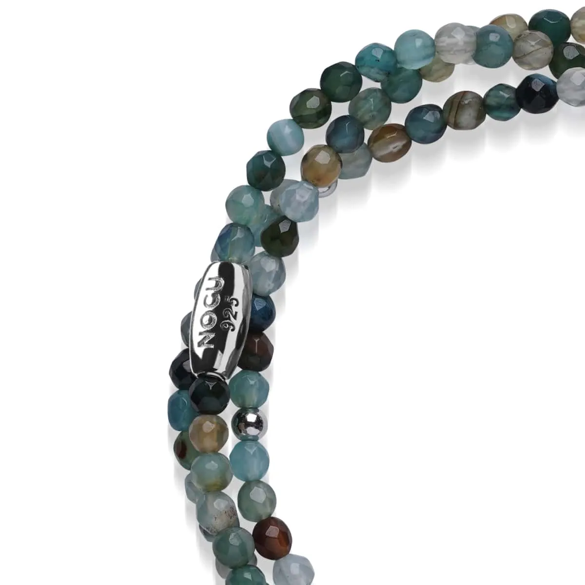 Blue Jade | .925 Sterling Silver | Gemstone Wrap