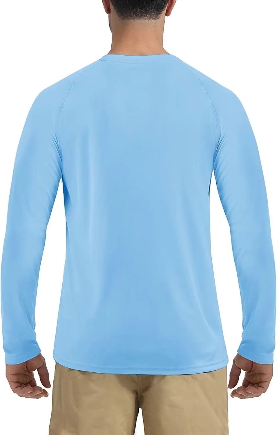Boladeci Men's UPF 50  Sun Protection UV SPF Shirts Long Sleeve Lightweight Quick Dry Swim T-Shirts Rash Guard