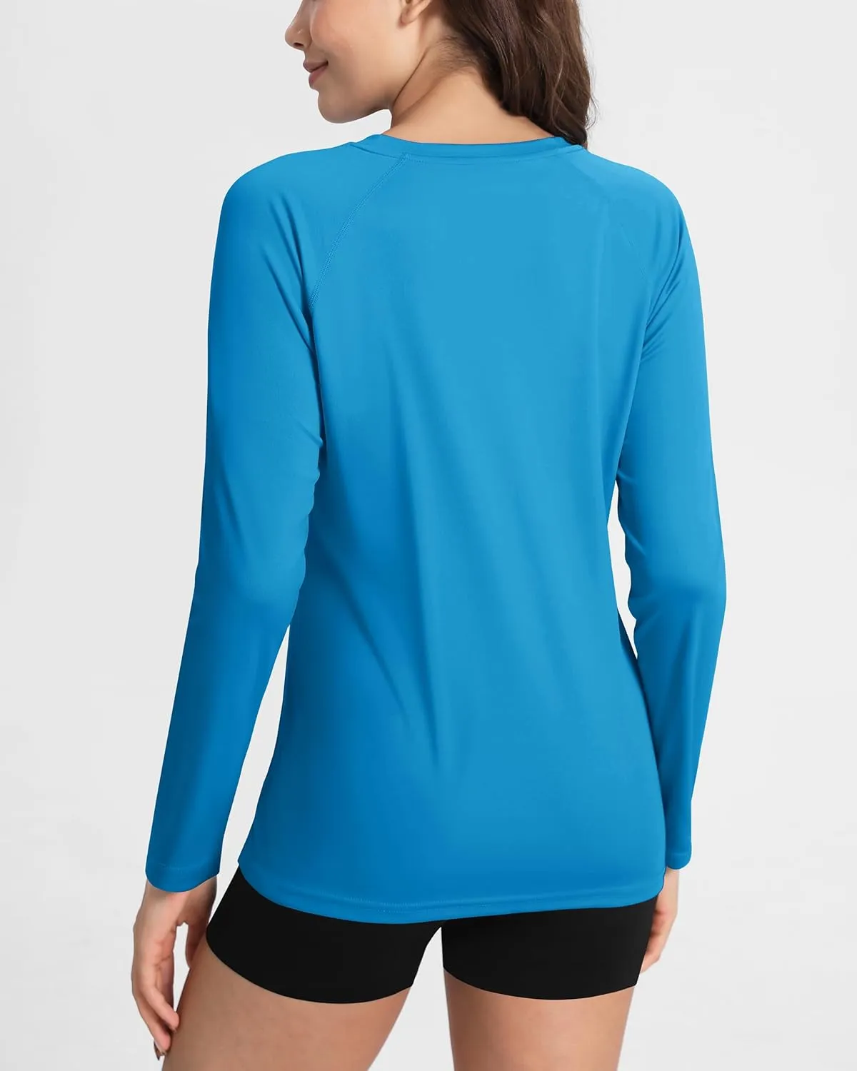 Boladeci Women's Sun Shirts UPF 50  UV Protection Rash Guard Long Sleeve Swim Shirts Quick Dry Lightweight Workout Tops