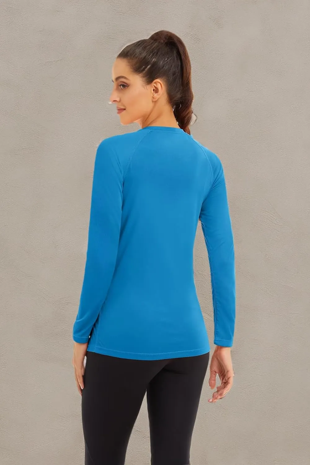 Boladeci Women's Sun Shirts UPF 50  UV Protection Rash Guard Long Sleeve Swim Shirts Quick Dry Lightweight Workout Tops