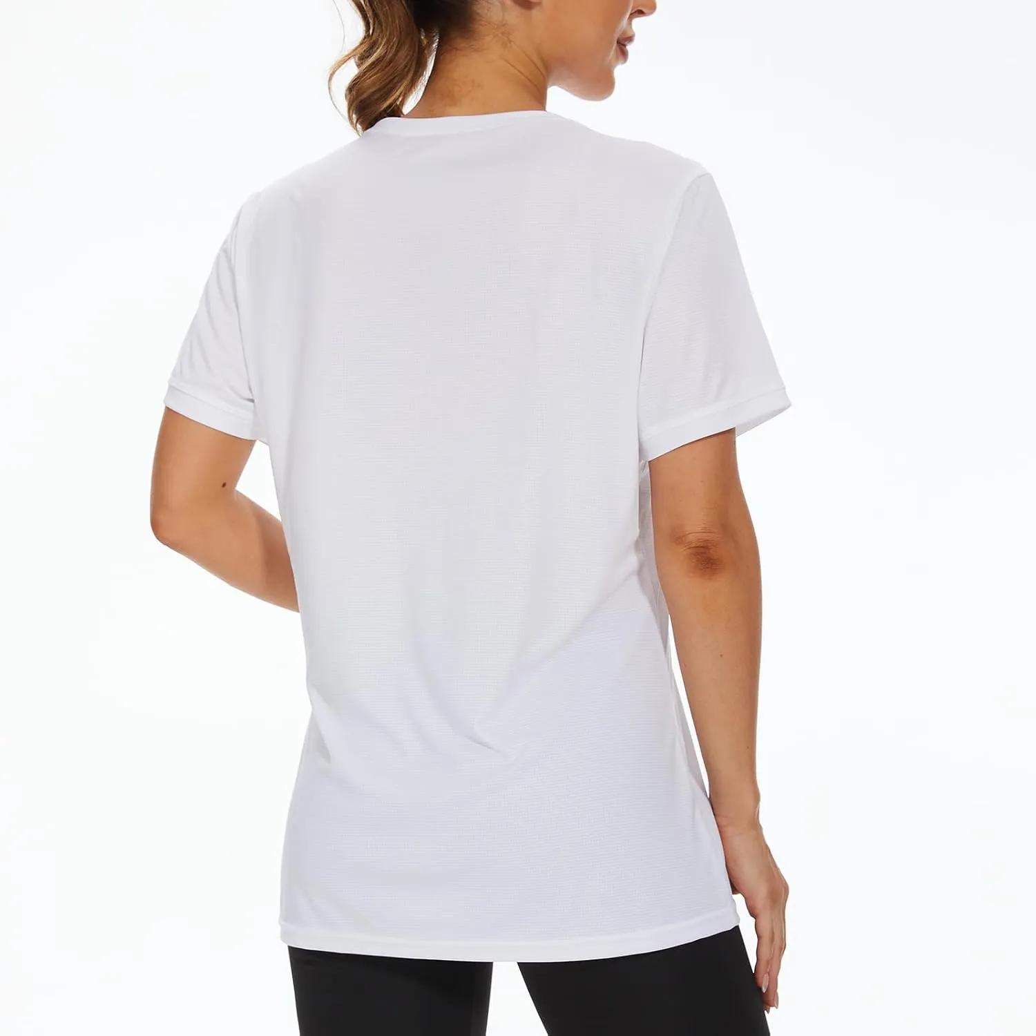 bpbtti Women's Short Sleeve T-Shirts UPF 50  Sun Protection Shirts Quick Dry Athletic Running Workout Tops