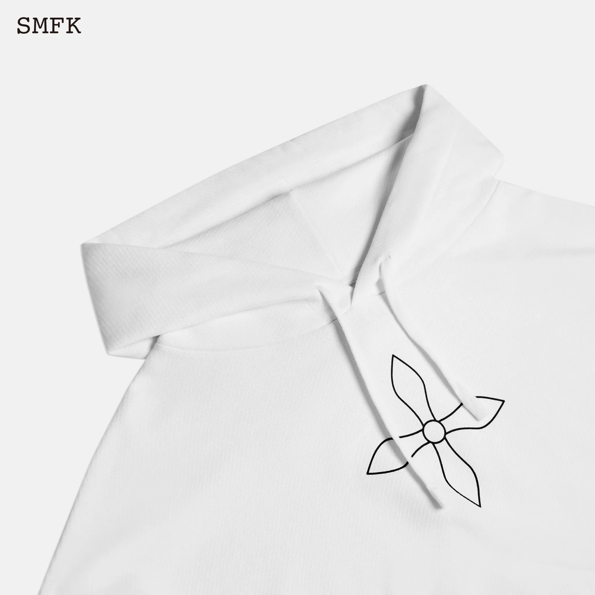 Compass Cross Classic Hoodie Sky White