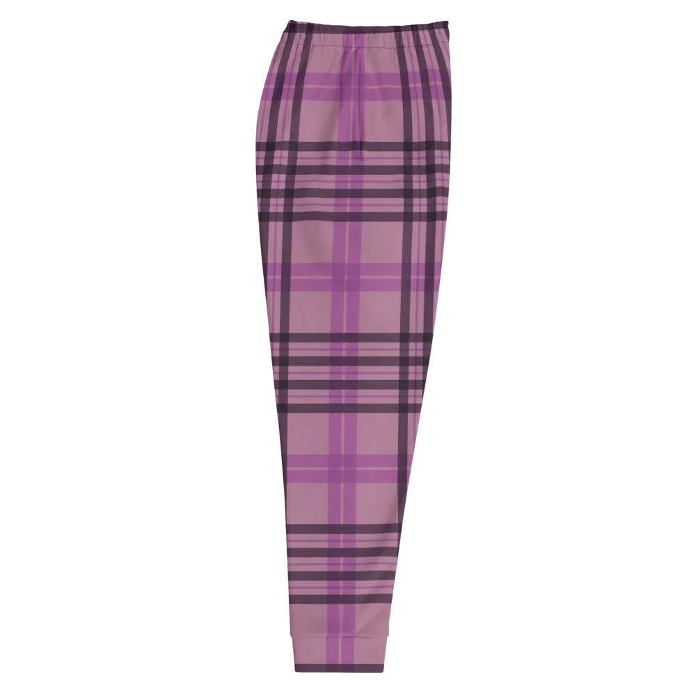 CRXWN | Drip or Dye | Plaid Season 1 Unisex Jogger Sweatpant Think Pink