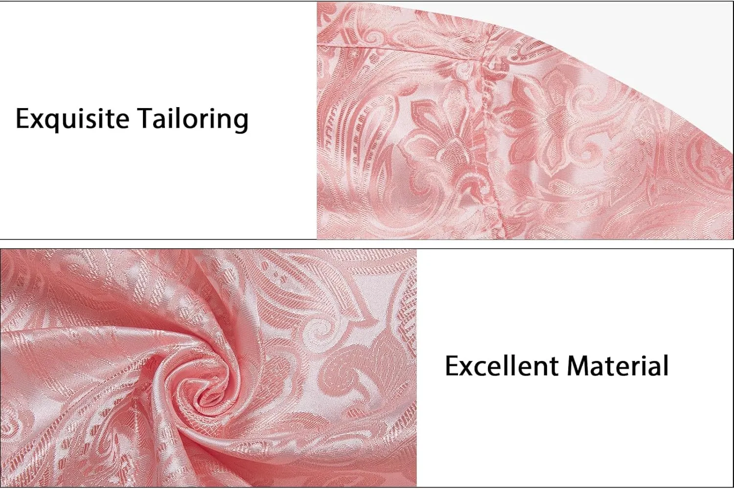 DiBanGu Silk Paisley Dress Shirts for Men Long Sleeve Button Down Shirt Casual Regular Fit Mens Shirts Wedding Party