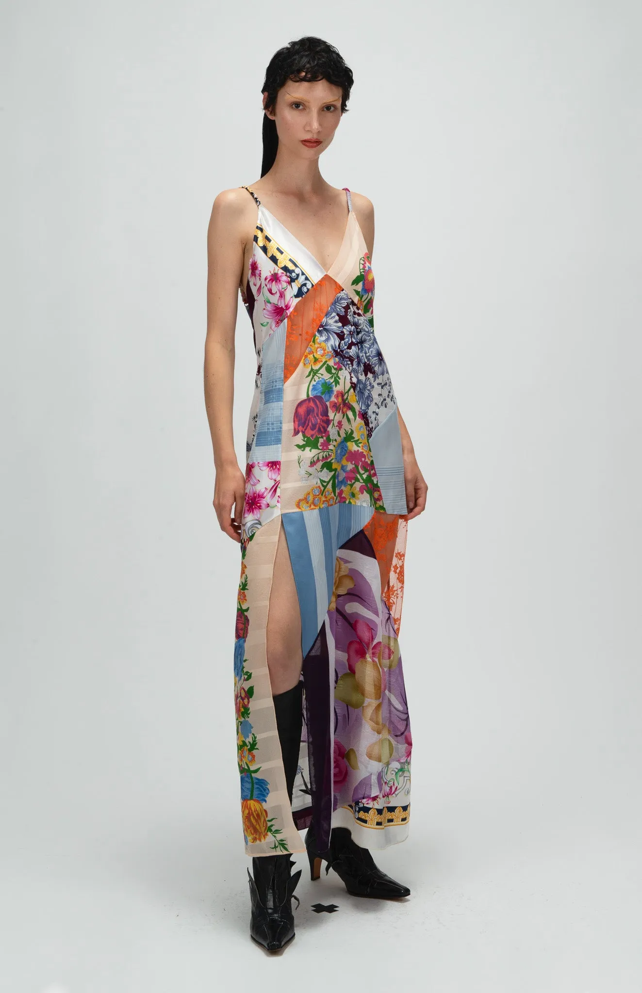Dress Scarf Patchwork 01