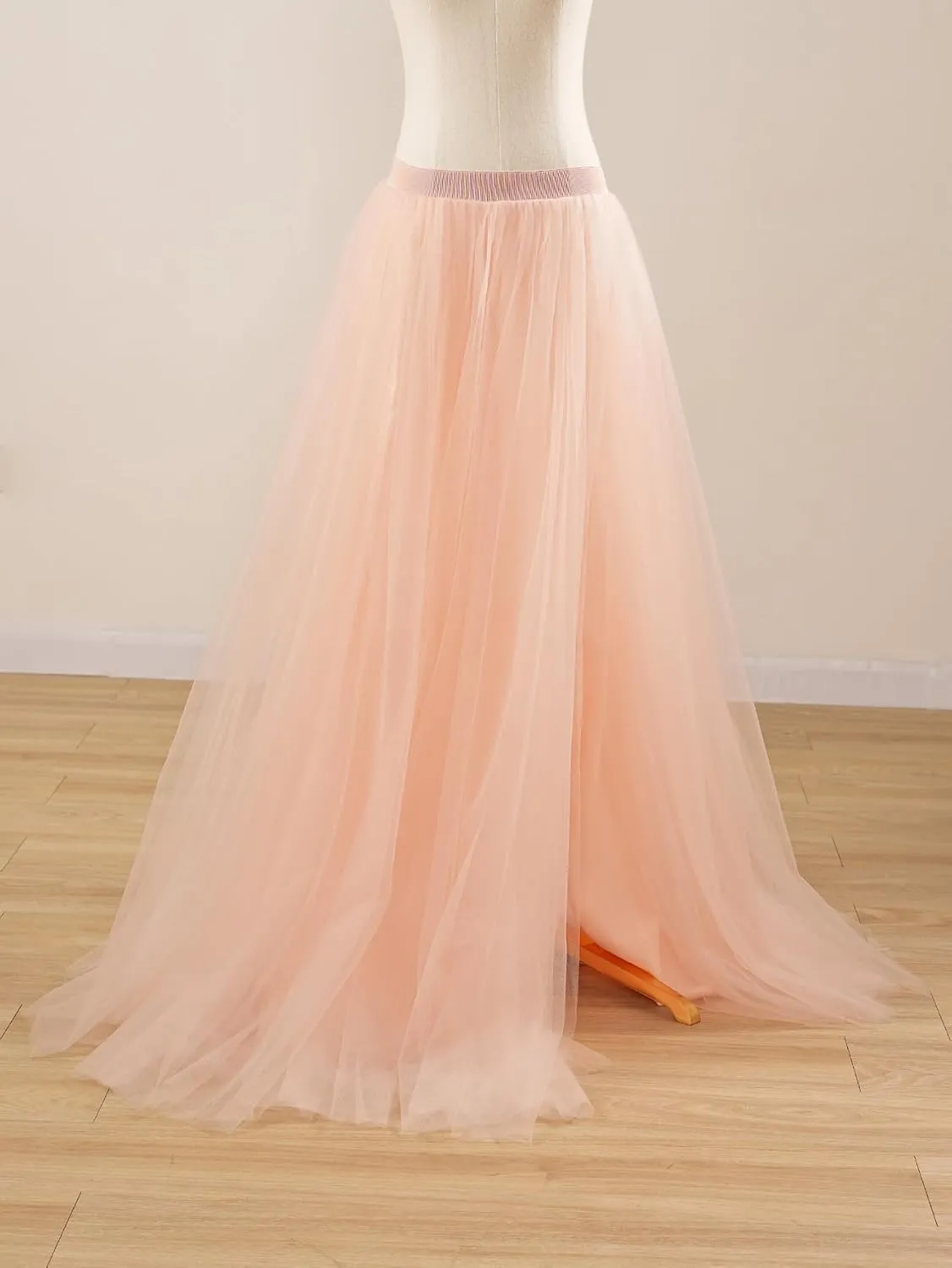 EllieHouse Adult Split Long Floor Prom Party Evening Tulle Skirt P61