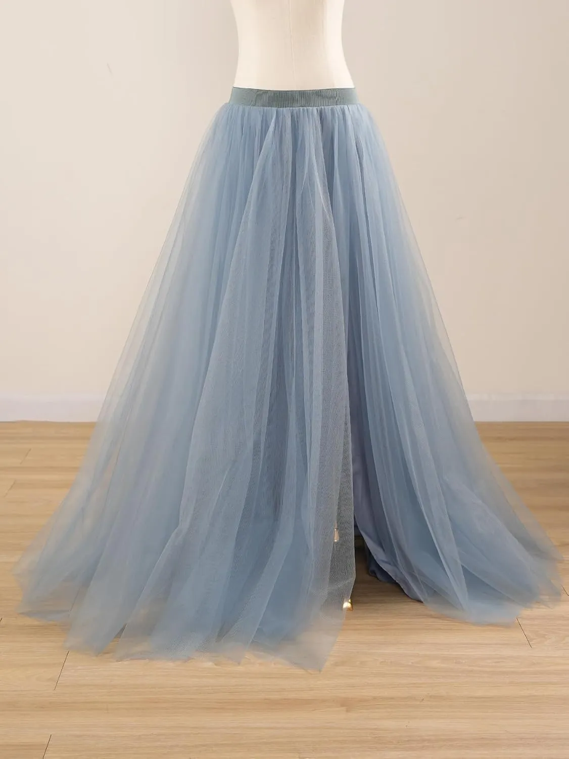 EllieHouse Adult Split Long Floor Prom Party Evening Tulle Skirt P61