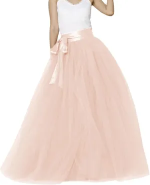 EllieHouse Womens Long Tutu Party Evening Tulle Skirt PC05