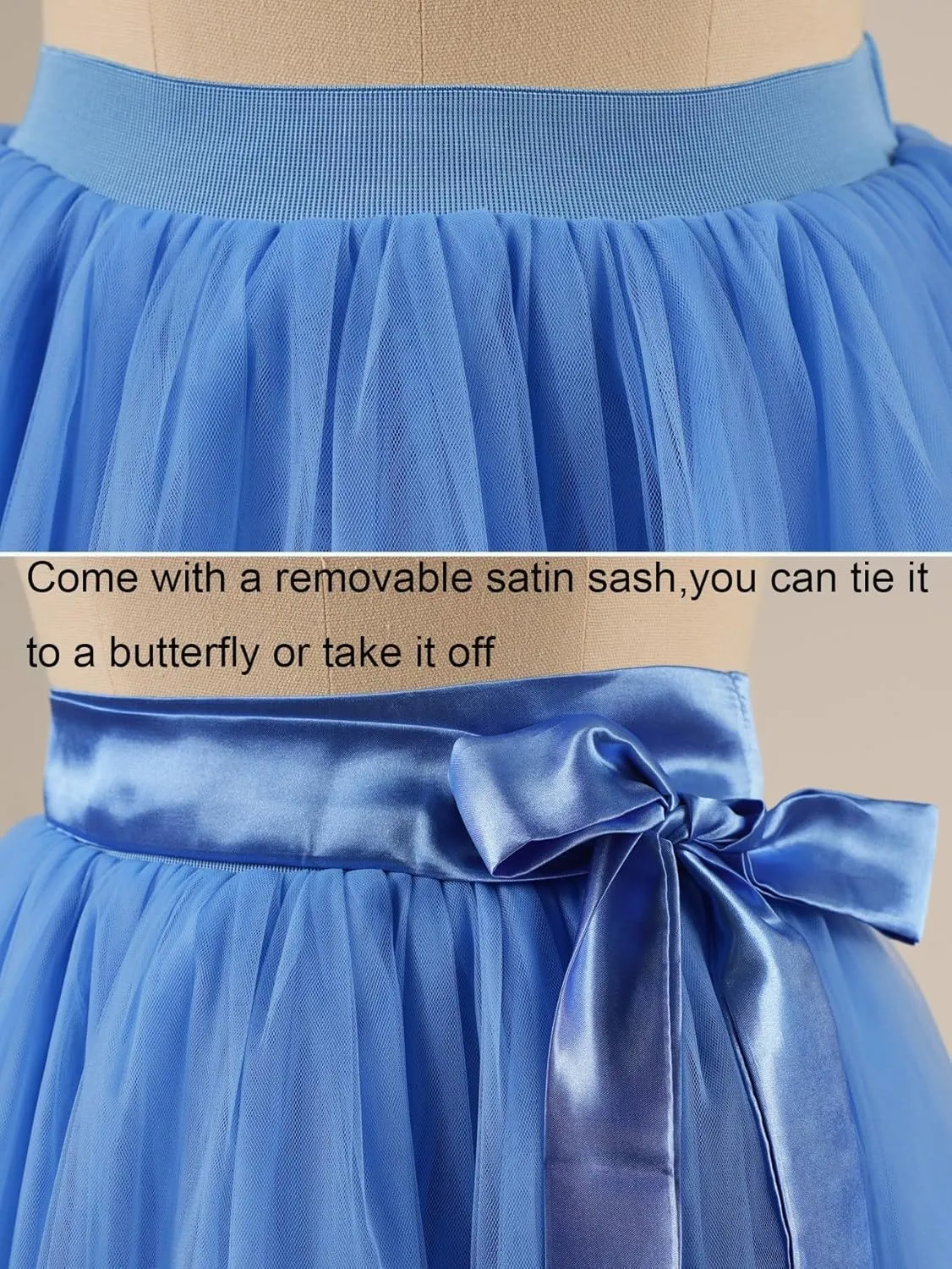 EllieHouse Womens Long Tutu Party Evening Tulle Skirt PC05