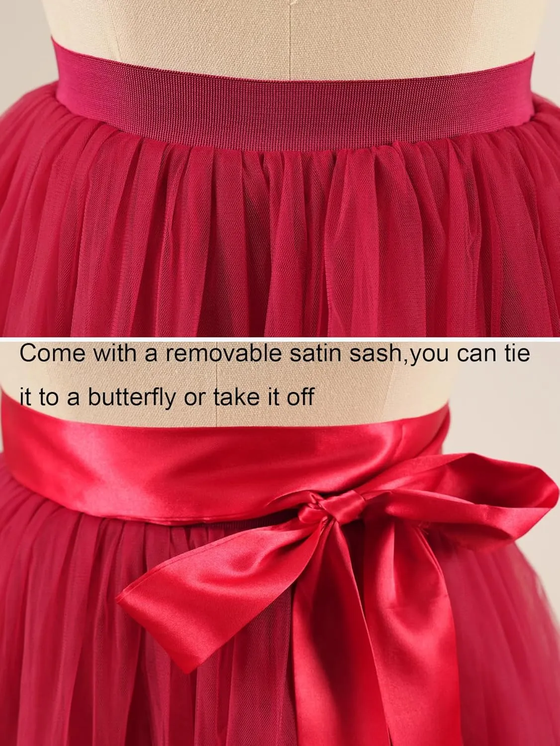EllieHouse Womens Long Tutu Party Evening Tulle Skirt PC05