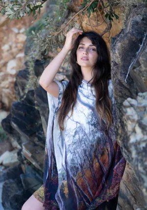 FAGUS FOREST WOOL & SILK SCARF