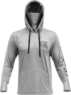 Fishing Shirts for Men,UPF50 Hooded Long Sleeve with Gaiter, Sun Protection Dry Fit Apparel, Face Mask, Fishing Clothes