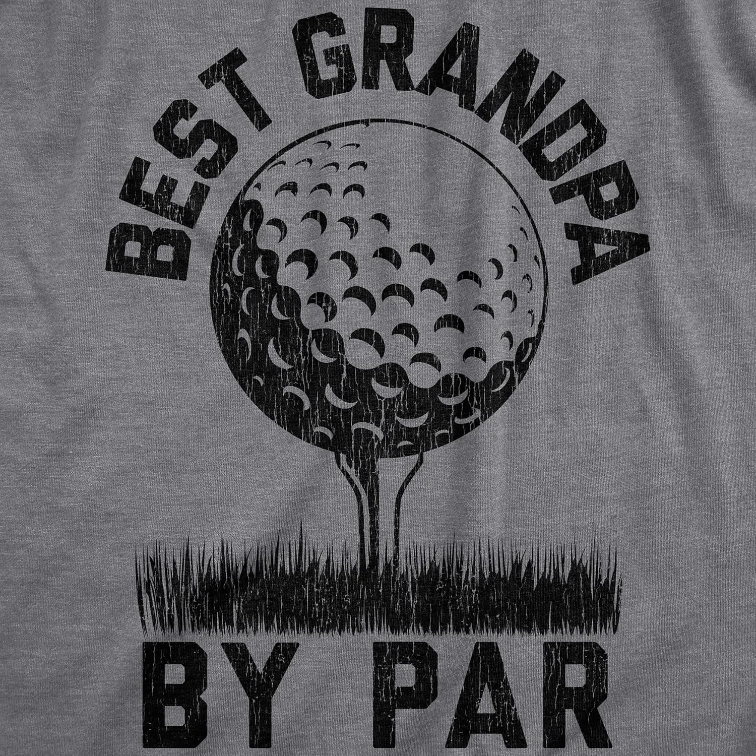 Funny Mens Golfing T Shirts Best Dad by Par and Other Graphic Golf Tees for Dads