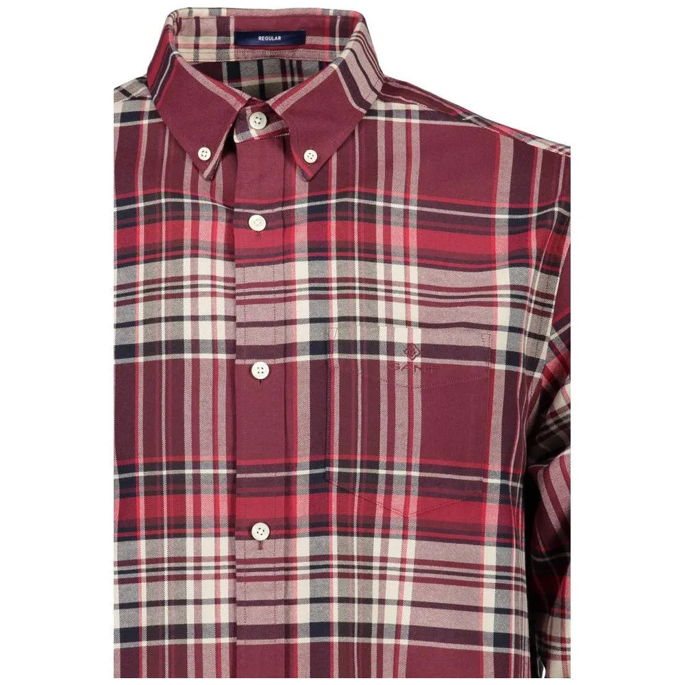 Gant Elegant Pink Button-Down Men's Shirt