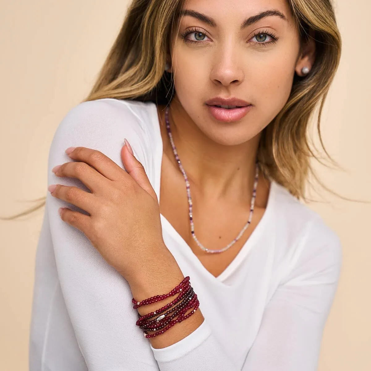 Garnet | .925 Sterling Silver | Gemstone Wrap