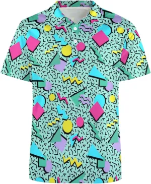 Golf Shirts for Men,Dry Fit Athletic Short Sleeve Polo Shirts,Performance 4 Way Stretch Golf Polos with UPF 50