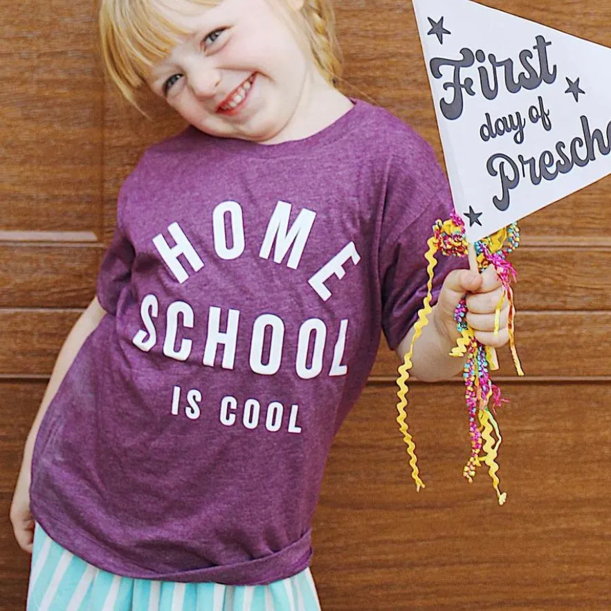 Home School is Cool - Child Shirt