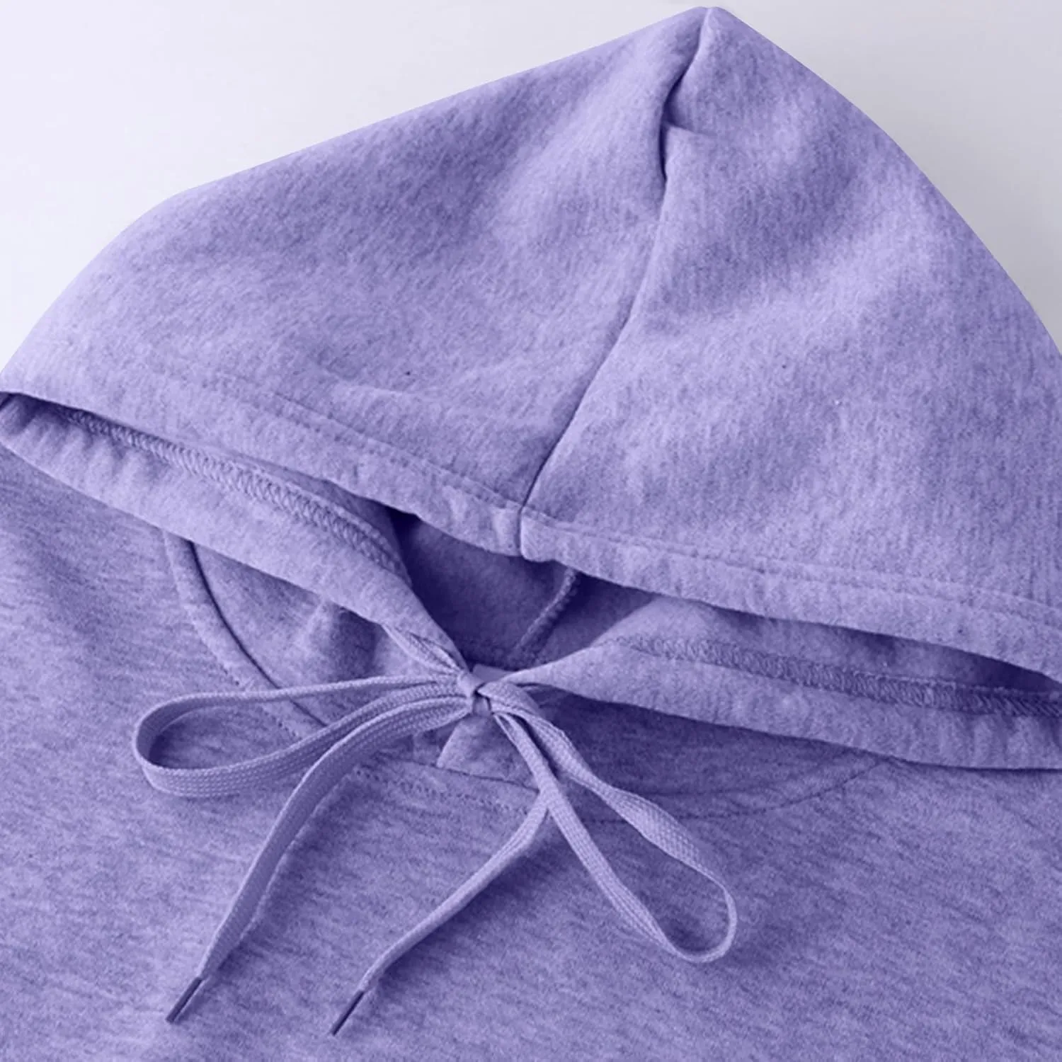 Hoodie for Women Long Sleeve Fleece Oversized Pullover Tops Long Sleeve Drop Shoulder Pocket Blouses Preppy Clothes