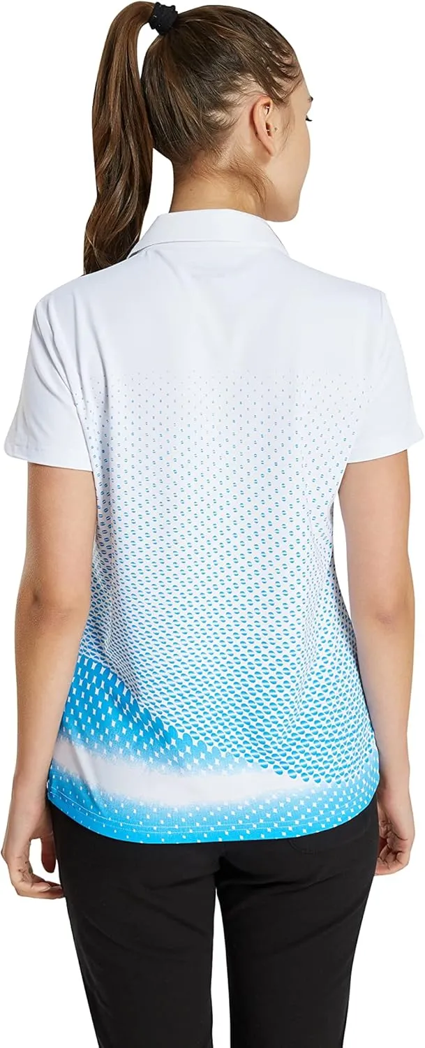 jeansian Women's Sport Polo Tee Shirts T-Shirts Tshirt Tops Poloshirt Golf Tennis Bowling Jersey Quick Dry SWT251