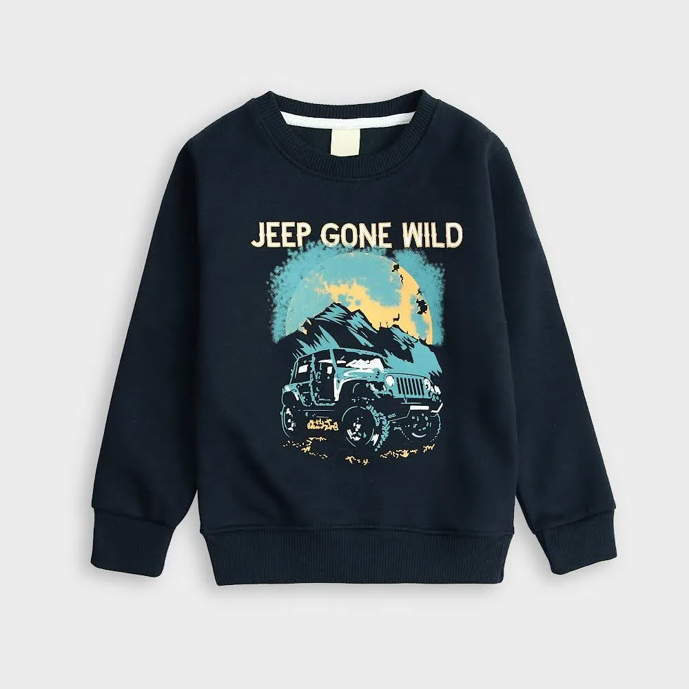 Jeep gone wild Sweatshirt in fleece for Kids