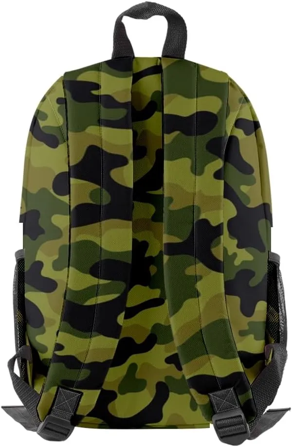 Jey Uso Yeet Backpack Women Men Rucksack Unisex Travel Bag Packsack Harajuku Casual Daypack Fashion Bags (Camouflage,One Size)